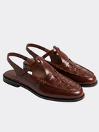 Women’s Slingback Flat Sandals with Buckle Strap