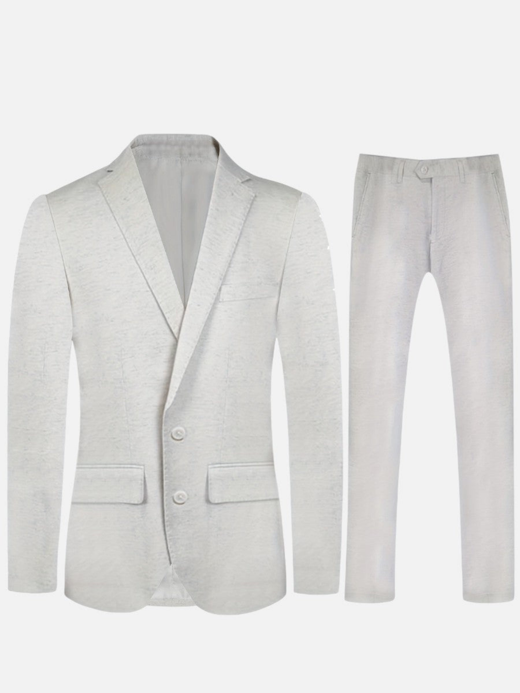 Lightweight Linen-Look Suit – Modern Summer Formal Style