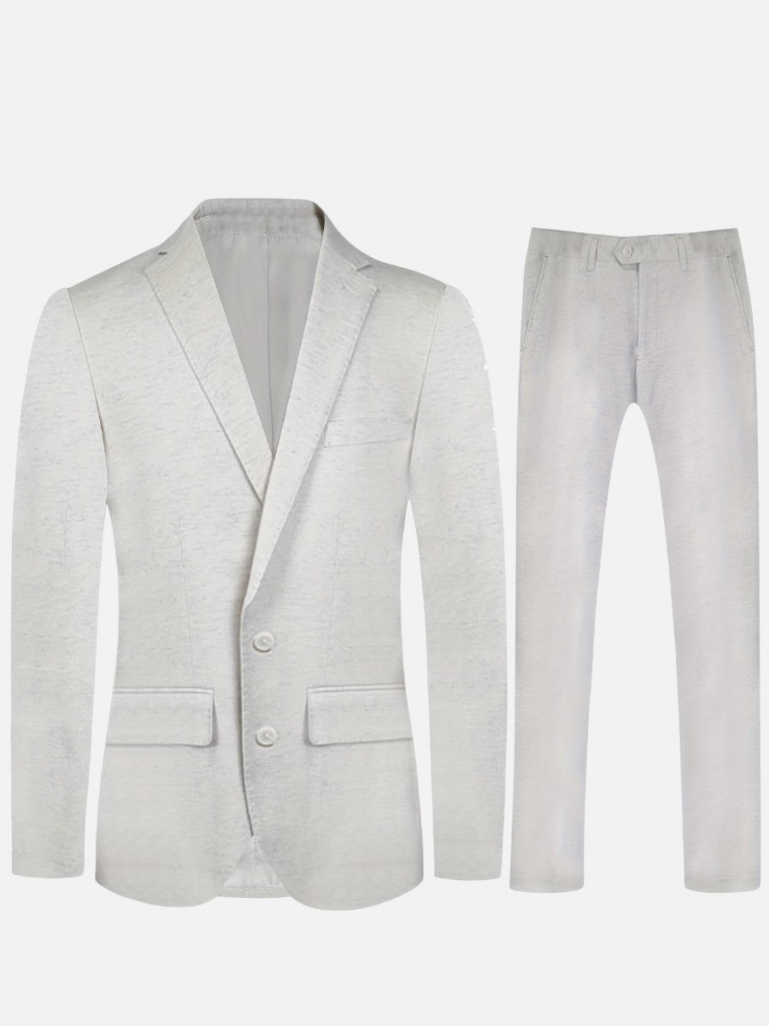 Lightweight Linen-Look Suit – Modern Summer Formal Style
