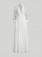 Lightweight Maxi Shirt Dress – Effortless Flow & Everyday Comfort