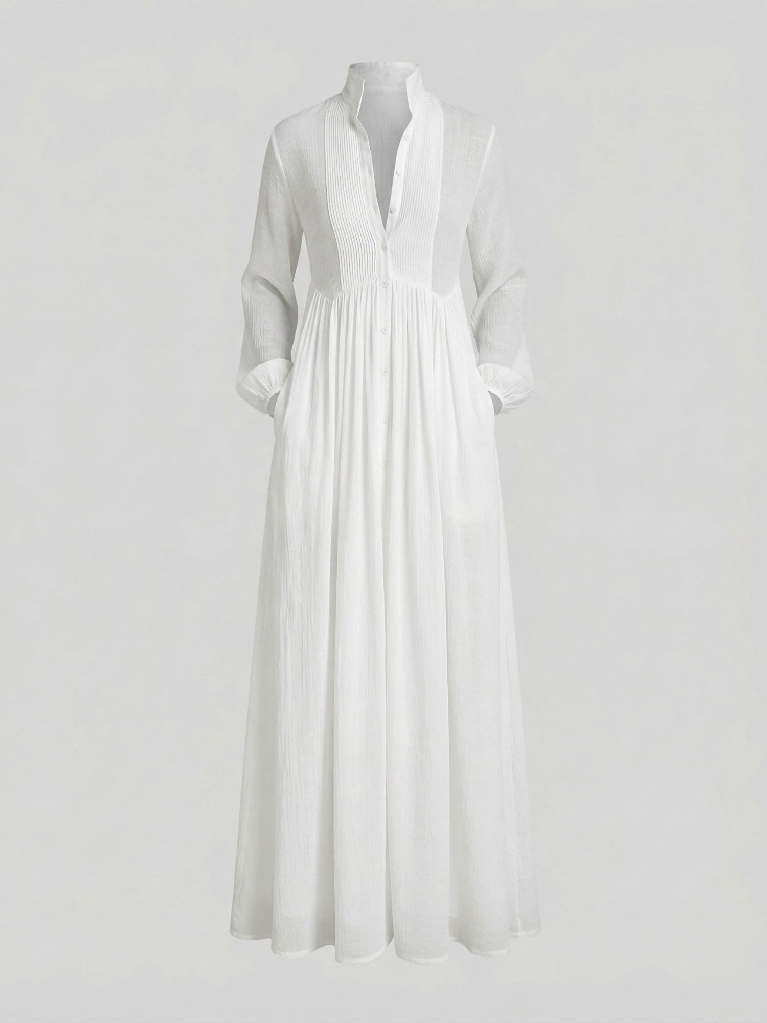 Lightweight Maxi Shirt Dress – Effortless Flow & Everyday Comfort