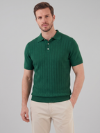 Men’s Short-Sleeve Polo Shirt with Lapel Collar