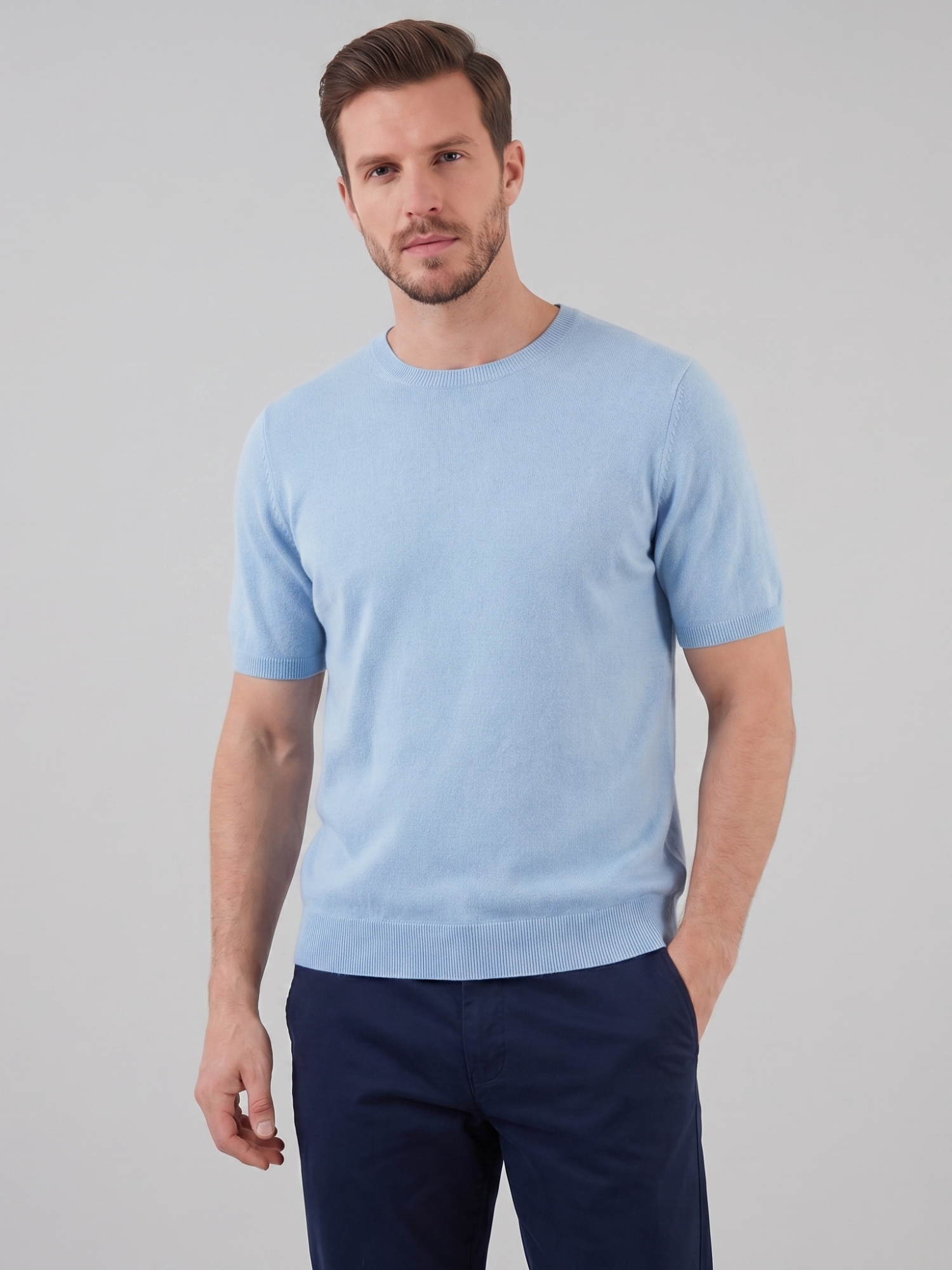Men's Classic Crew Neck Short Sleeve T-Shirt