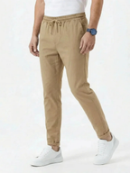 Men's Drawstring Tapered Trousers