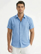 Men’s Short Sleeve Button-Front Shirt