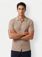 Men’s Short Sleeve Knit Polo Shirt – Slim Fit