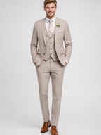 Men’s Slim Fit 3 Piece Suit Set – Formal Occasion Wear