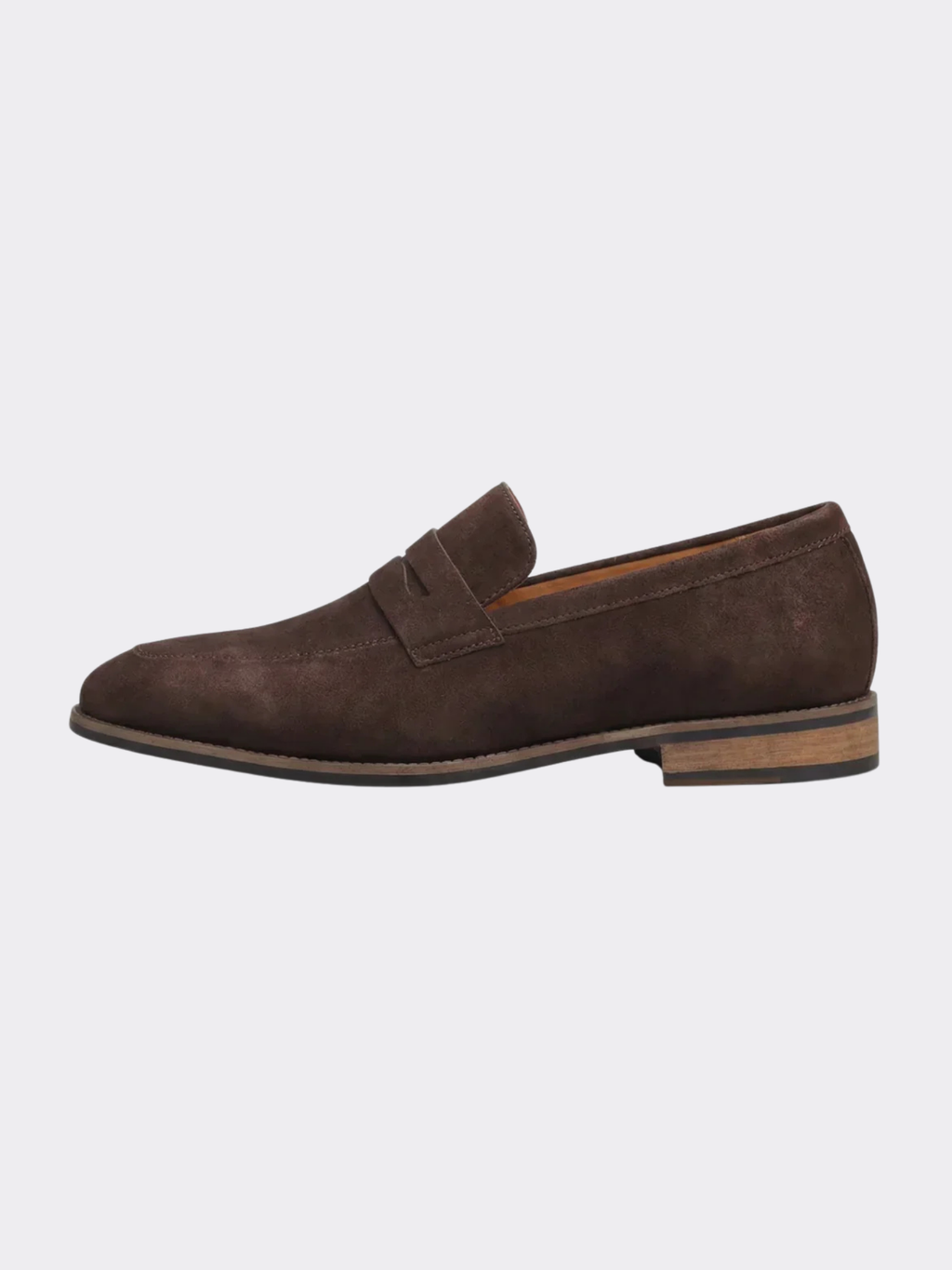 Men’s Slip-On Loafers with Almond Toe