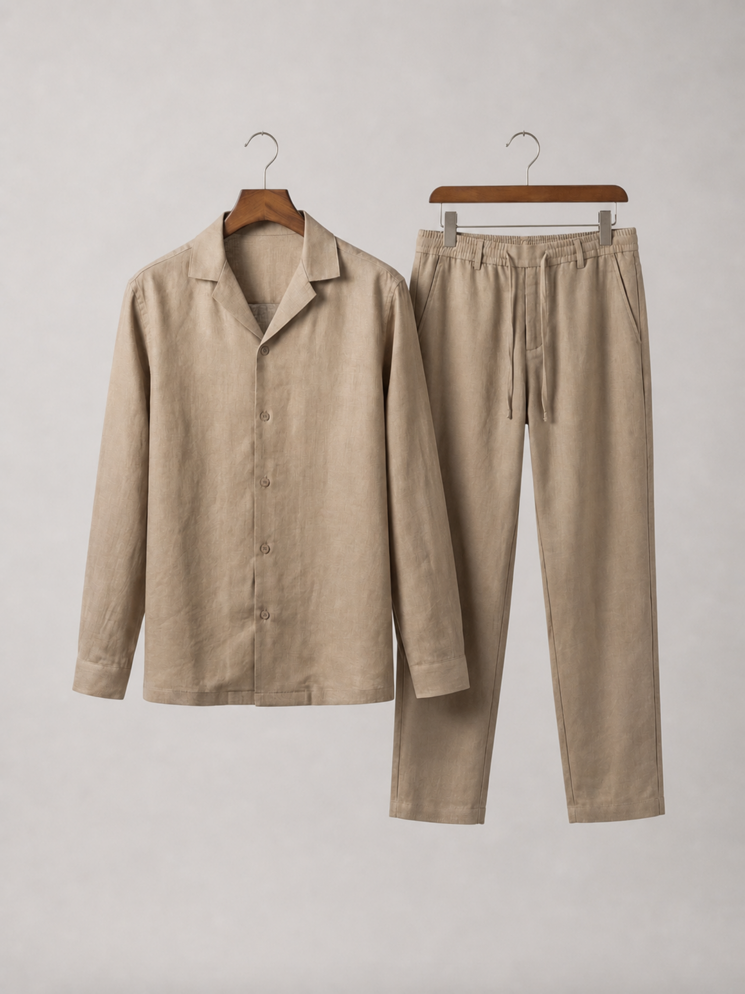 Men’s Summer Shirt and Trousers Set – Relaxed Coordinated Design