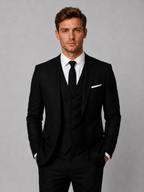 Modern 3-Piece Slim Suit – Elegant Formal Occasion Wear