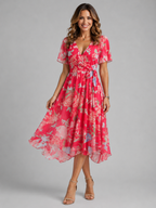 V-Neck Summer Dress – Effortless Flow & Feminine Comfort