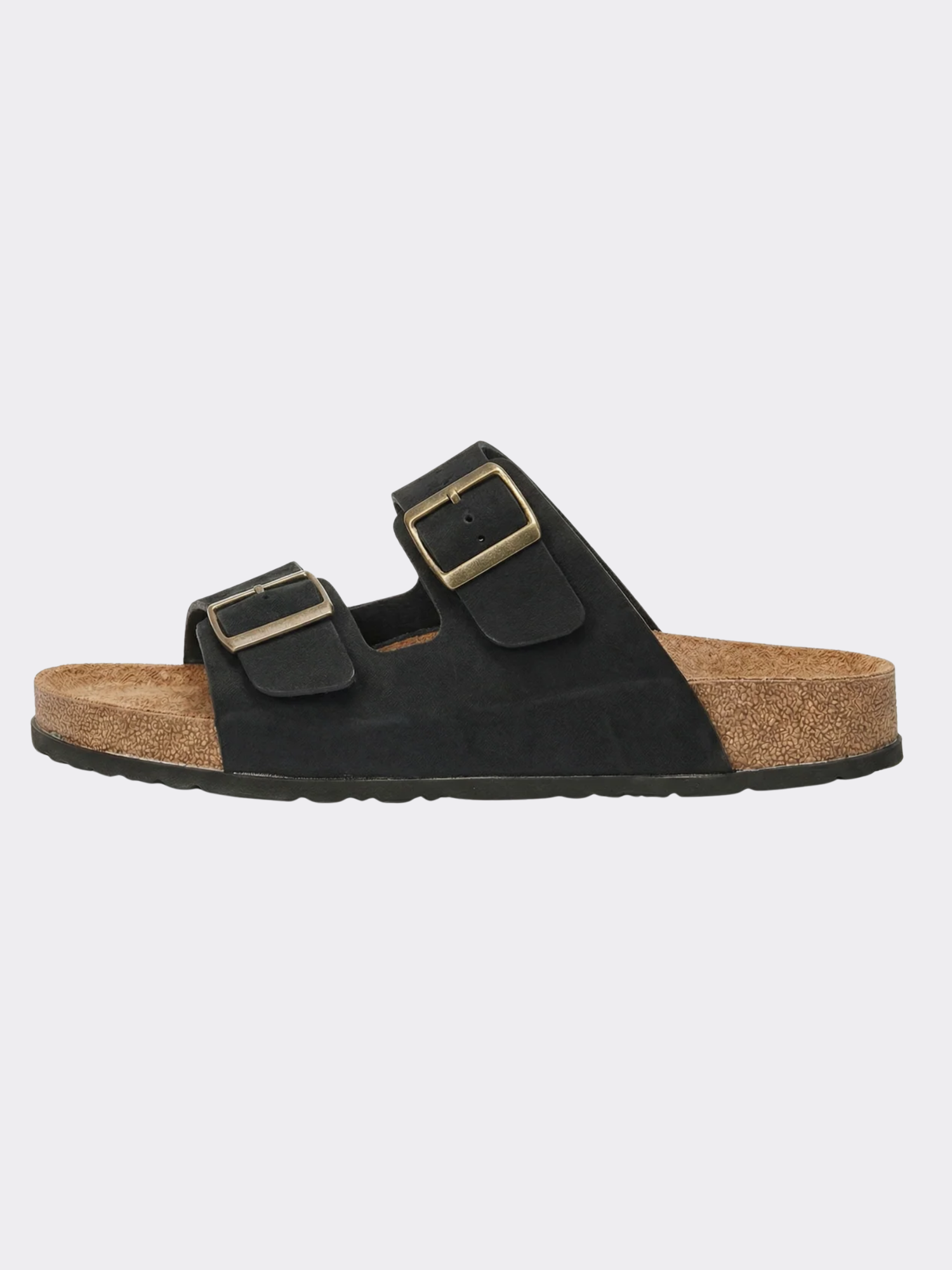 Women’s Two Strap Buckle Slide Sandals