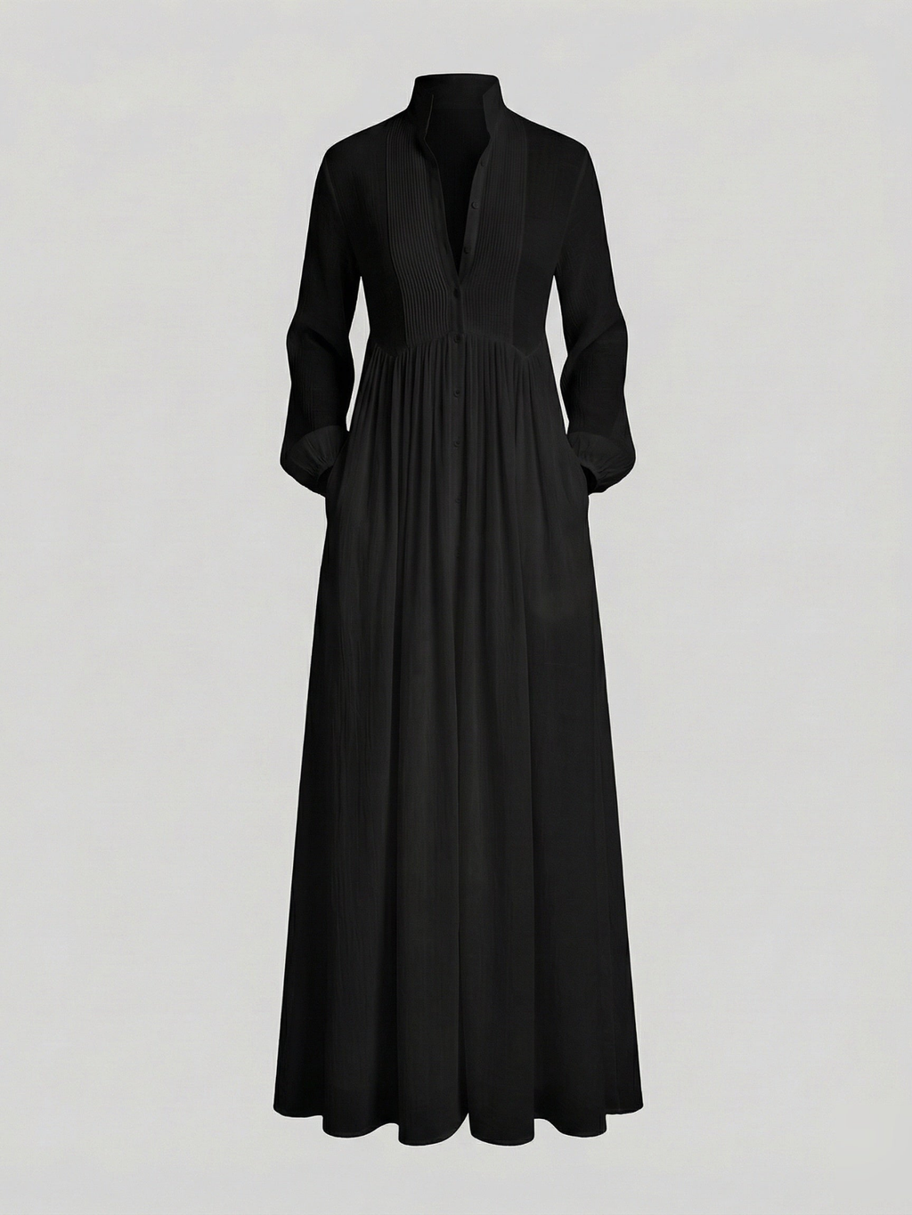 Lightweight Maxi Shirt Dress – Effortless Flow & Everyday Comfort