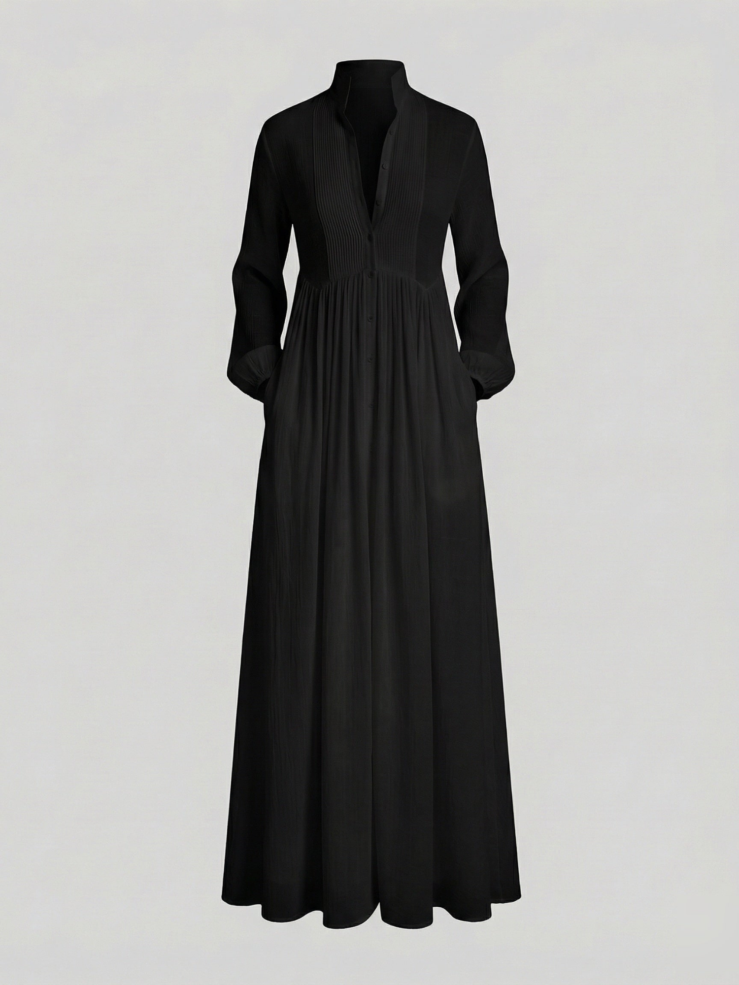 Lightweight Maxi Shirt Dress – Effortless Flow & Everyday Comfort