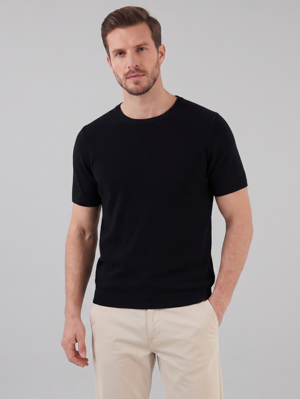 Men's Classic Crew Neck Short Sleeve T-Shirt