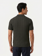 Men’s Short Sleeve Knit Polo Shirt – Slim Fit