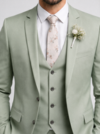 Men’s Slim Fit 3 Piece Suit Set – Formal Occasion Wear