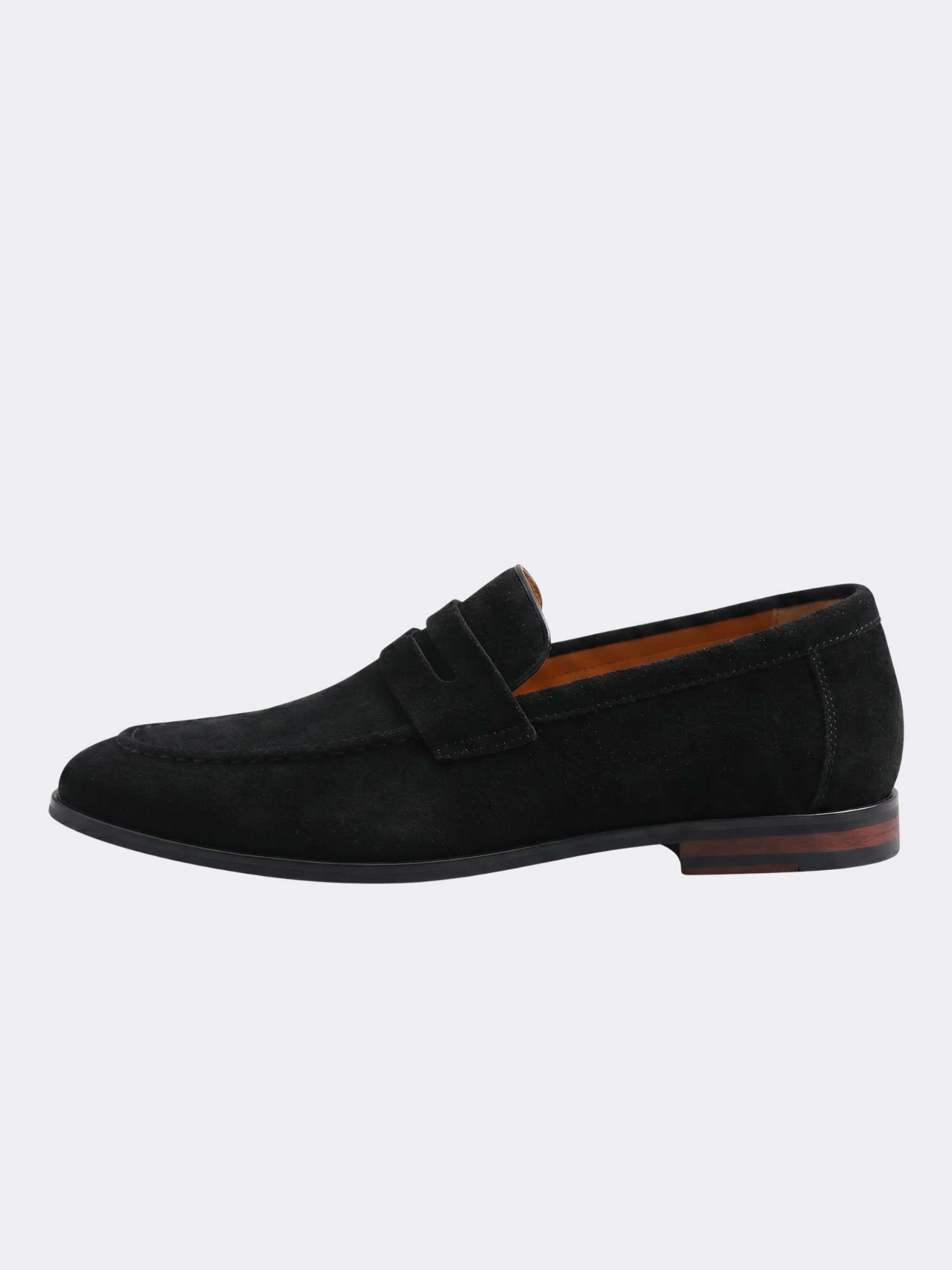 Men’s Slip-On Penny Loafers with Moc Toe