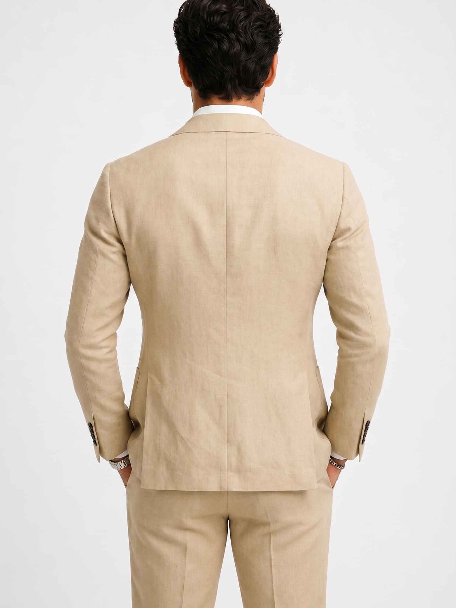 Men’s Tailored Two-Piece Suit – Slim Fit Formal Set