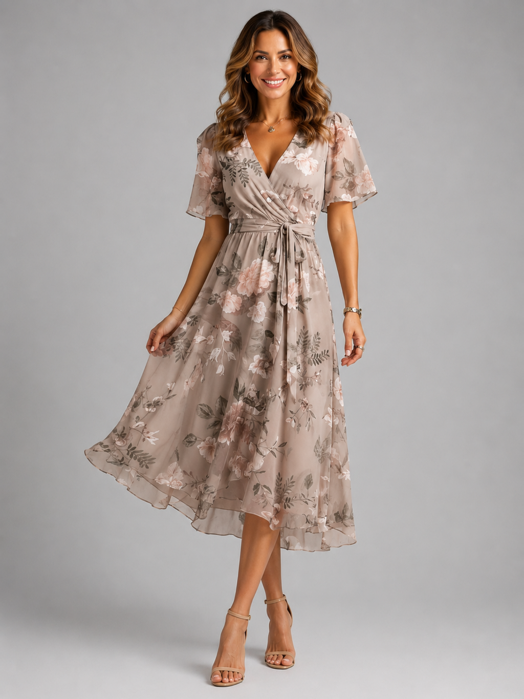 V-Neck Summer Dress – Effortless Flow & Feminine Comfort