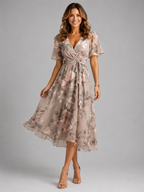 V-Neck Summer Dress – Effortless Flow & Feminine Comfort