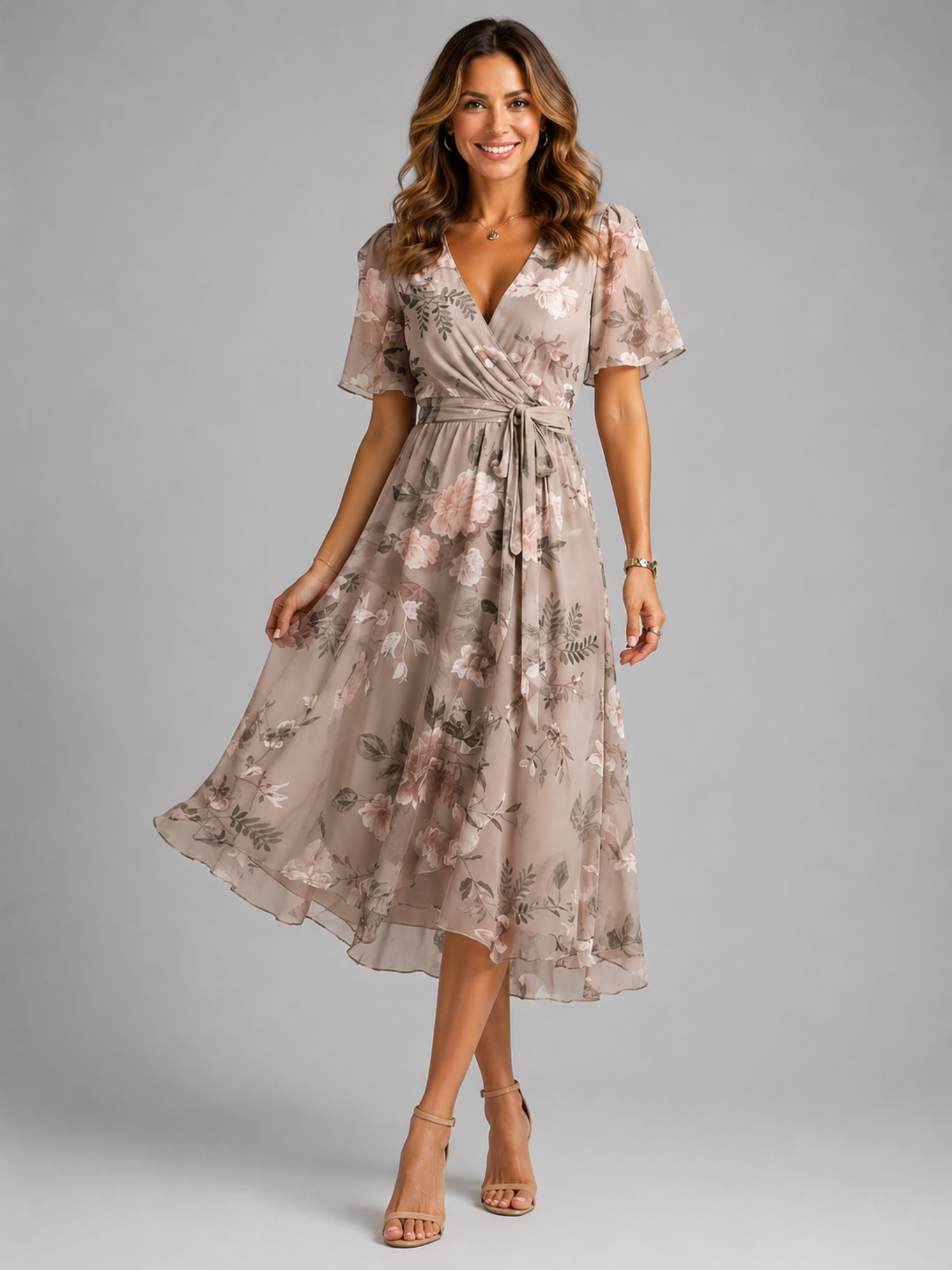 V-Neck Summer Dress – Effortless Flow & Feminine Comfort