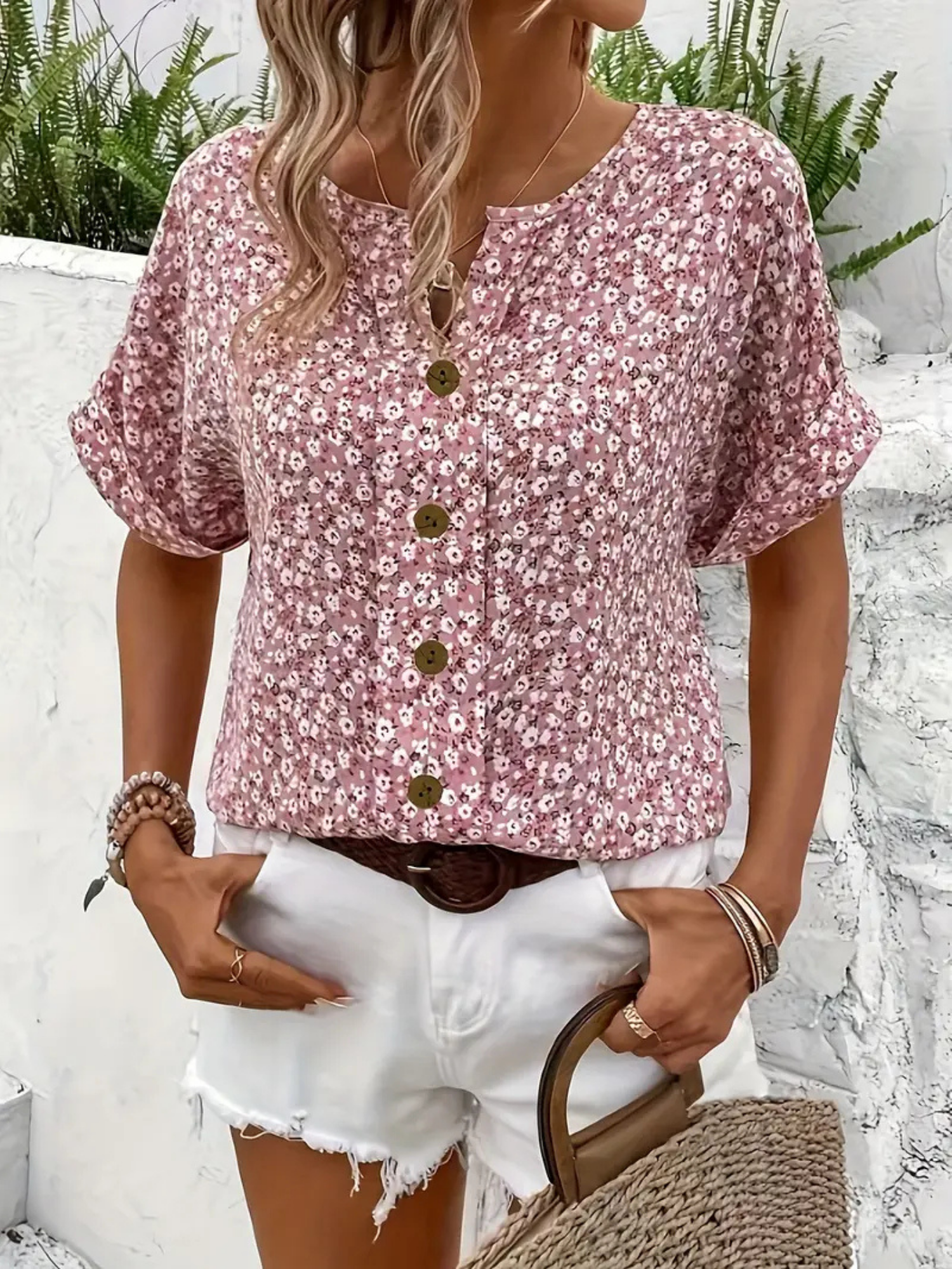 Women’s Floral Print Blouse