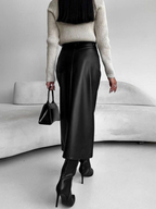 Women’s Midi Skirt with Front Slit
