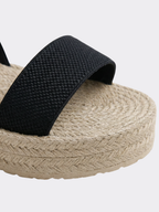 Women’s Platform Thong Sandals with Elastic Back Strap