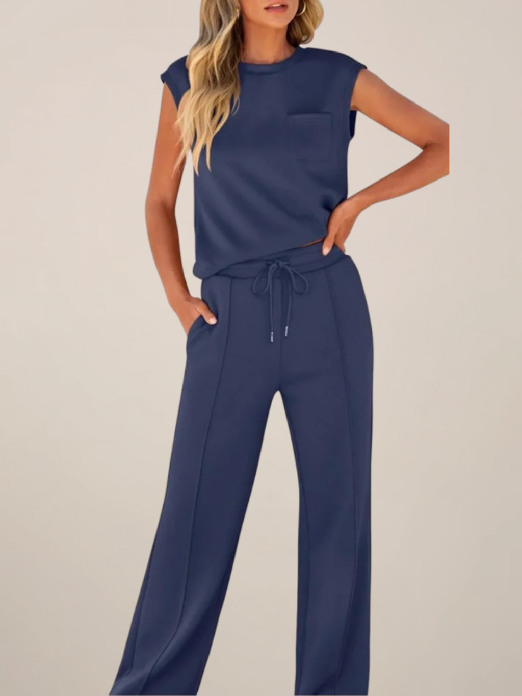 Women’s Two-Piece Summer Co-Ord Set – Relaxed Fit