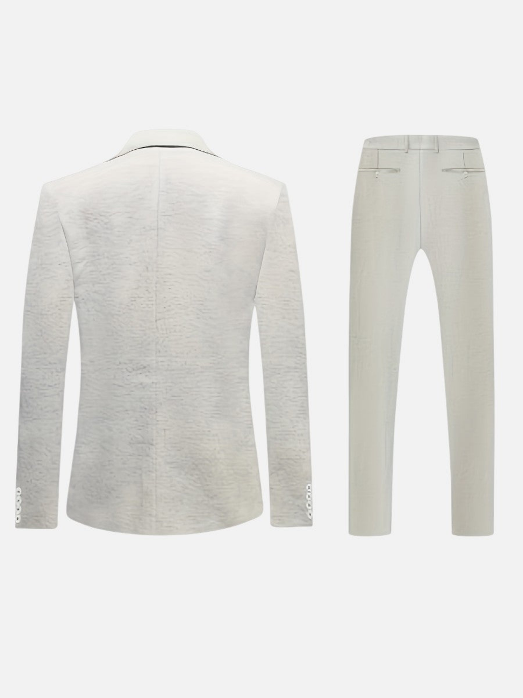 Lightweight Linen-Look Suit – Modern Summer Formal Style