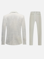 Lightweight Linen-Look Suit – Modern Summer Formal Style