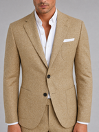 Men’s Slim Fit Two-Piece Suit – Modern Formal Summer Style