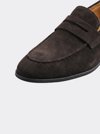 Men’s Slip-On Penny Loafers with Moc Toe