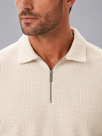 Men’s Summer Co-Ord Set – Zip Polo & Shorts