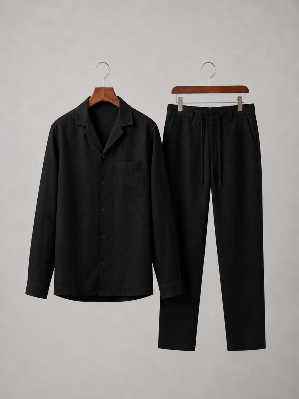 Men’s Summer Shirt and Trousers Set – Relaxed Coordinated Design