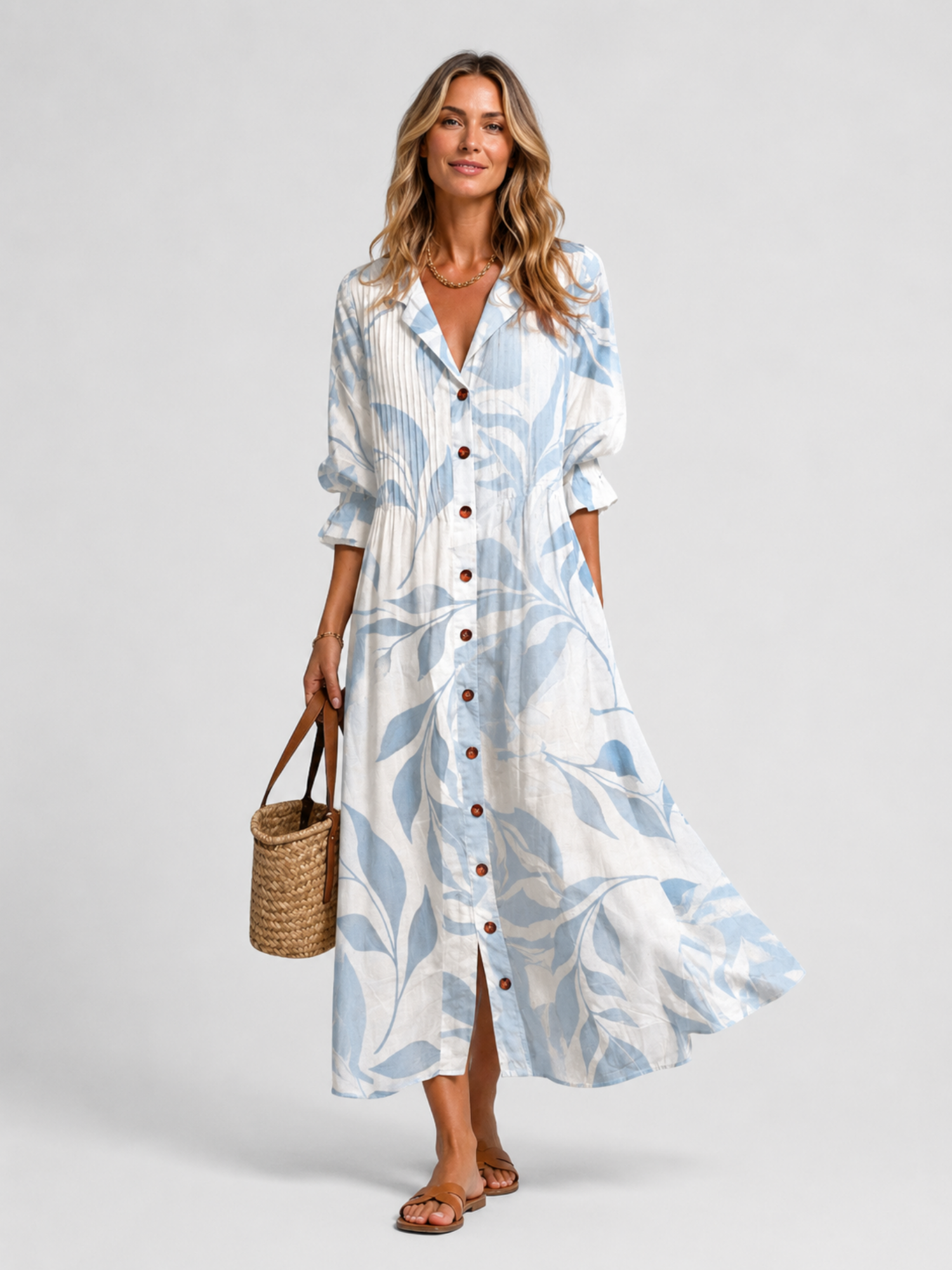Printed Shirt Dress – Relaxed Elegance for Everyday Moments