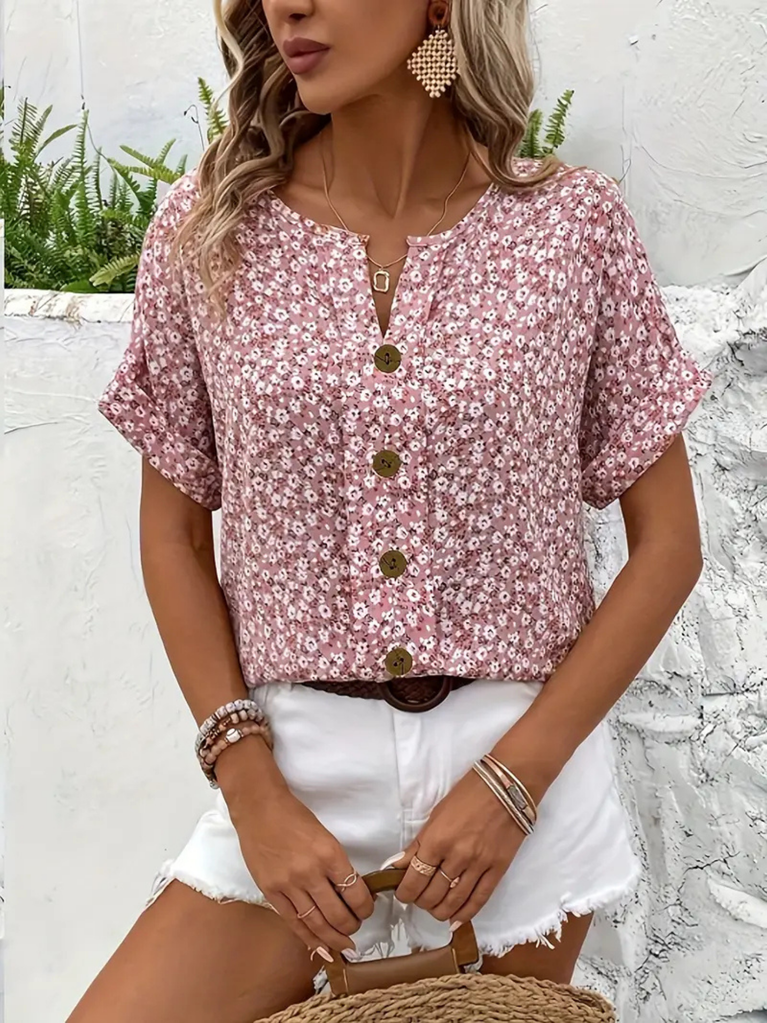 Women’s Floral Print Blouse