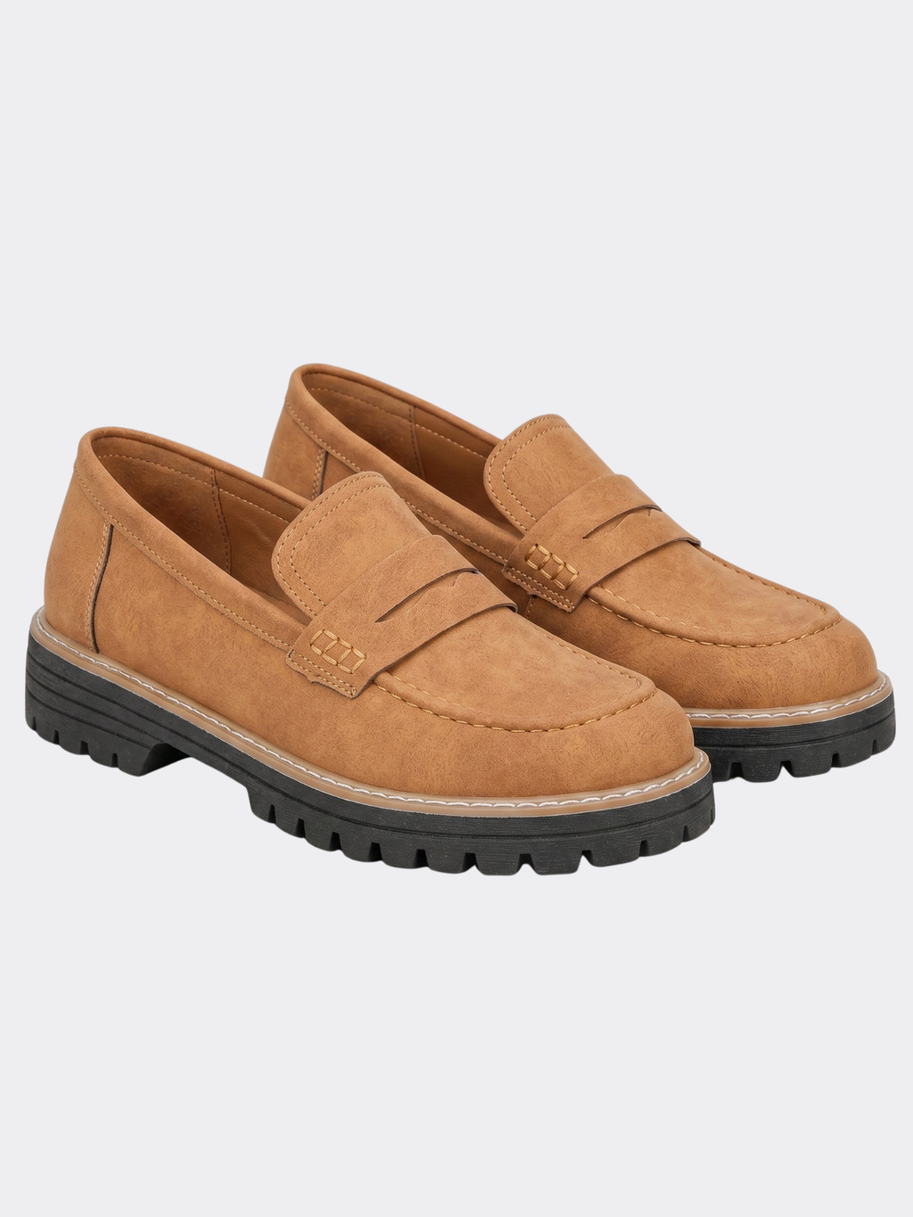 Women’s Platform Slip-On Penny Loafers