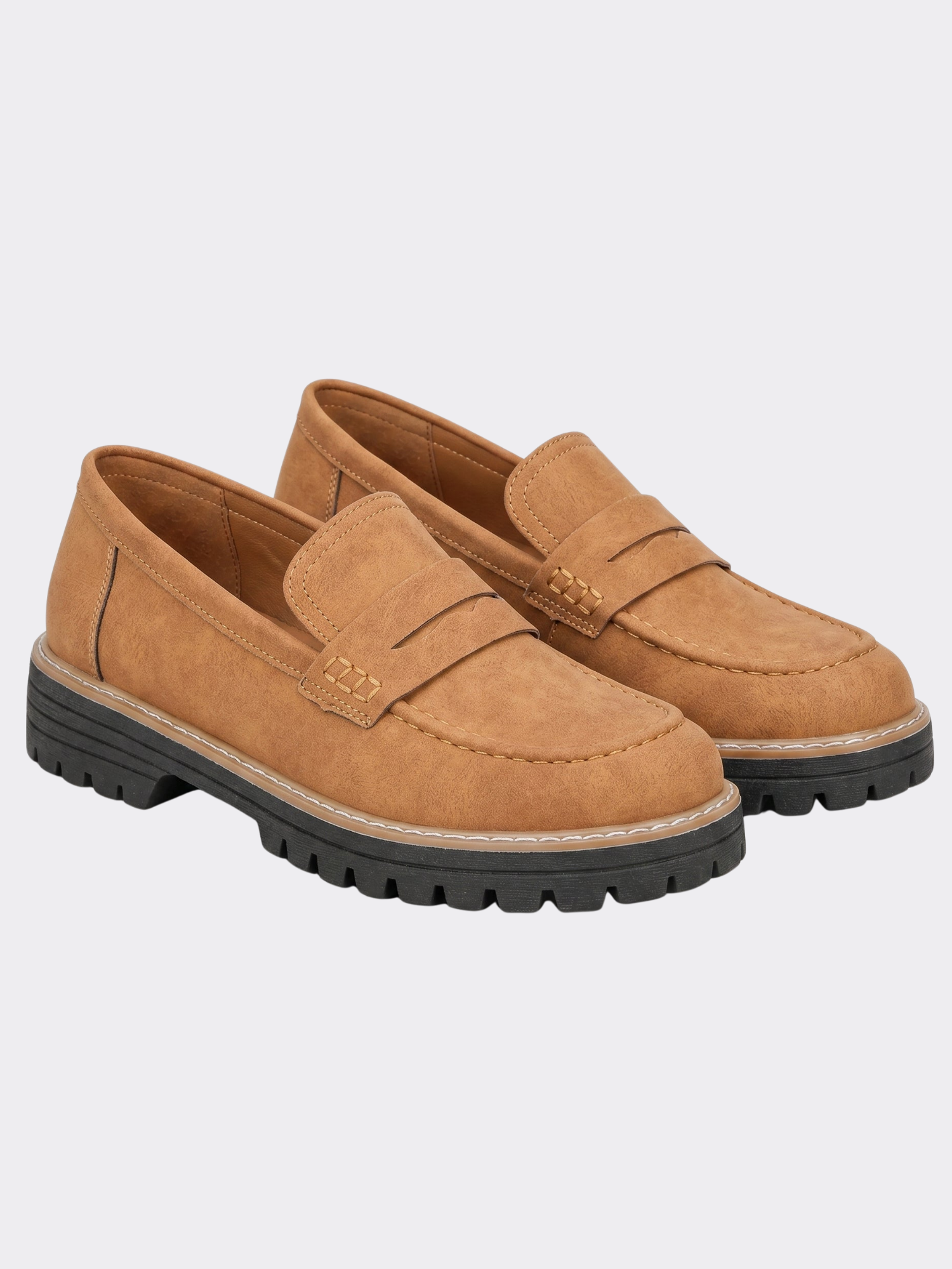 Women’s Platform Slip-On Penny Loafers