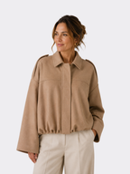 Women’s Zip-Up Jacket – Full Zip Closure, Long Sleeve, Relaxed Fit