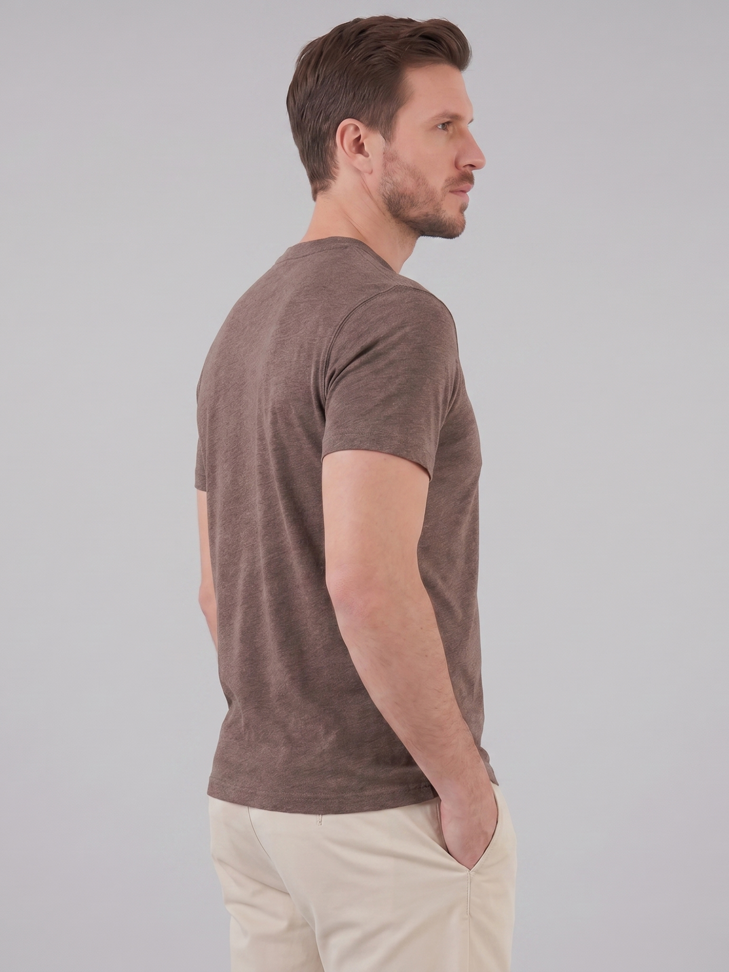Men's Short Sleeve Casual Crew Neck Top