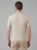 Men’s Short-Sleeve Polo Shirt with Lapel Collar