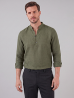 Men's Short Sleeve Button Front Summer Shirt