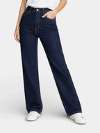 Women’s Denim Jacket & Straight-Leg Jeans Two-Piece Set – Button Front Co-Ord