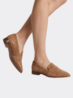 Women’s Pointed Toe Slip-On Loafers – Flat Sole