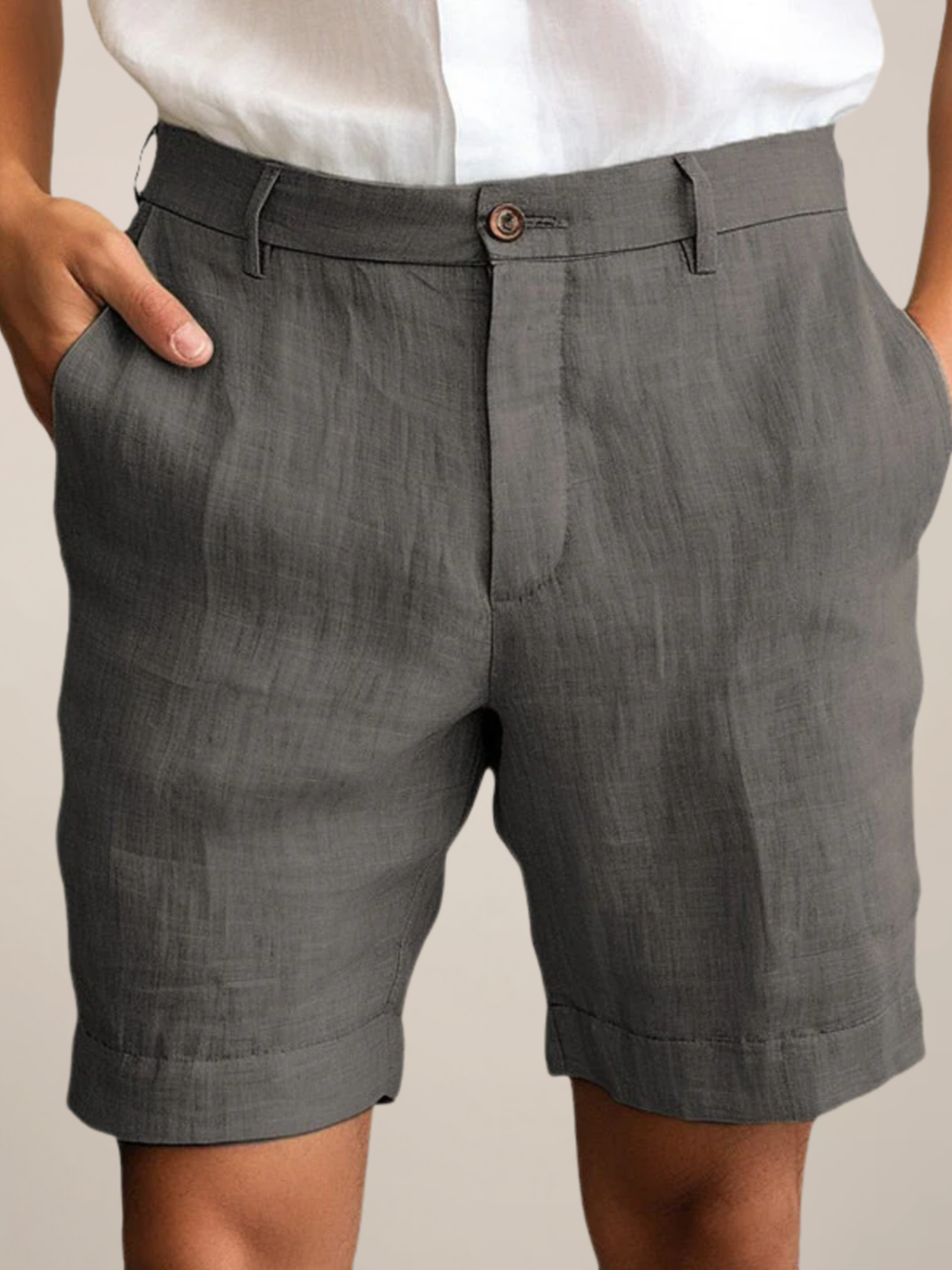 Men’s Casual Elastic Waist Shorts