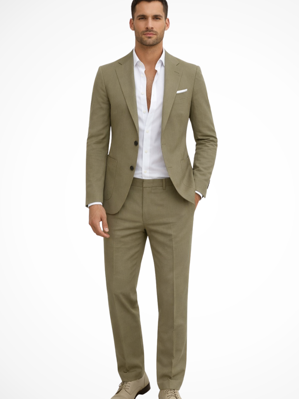 Men’s Tailored Two-Piece Suit – Slim Fit Formal Set