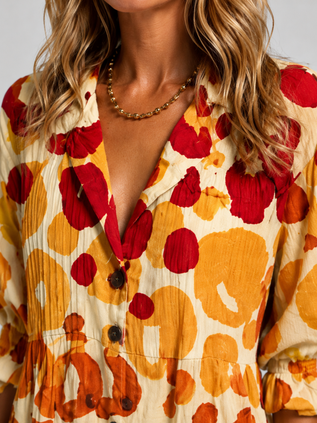 Printed Shirt Dress – Relaxed Elegance for Everyday Moments