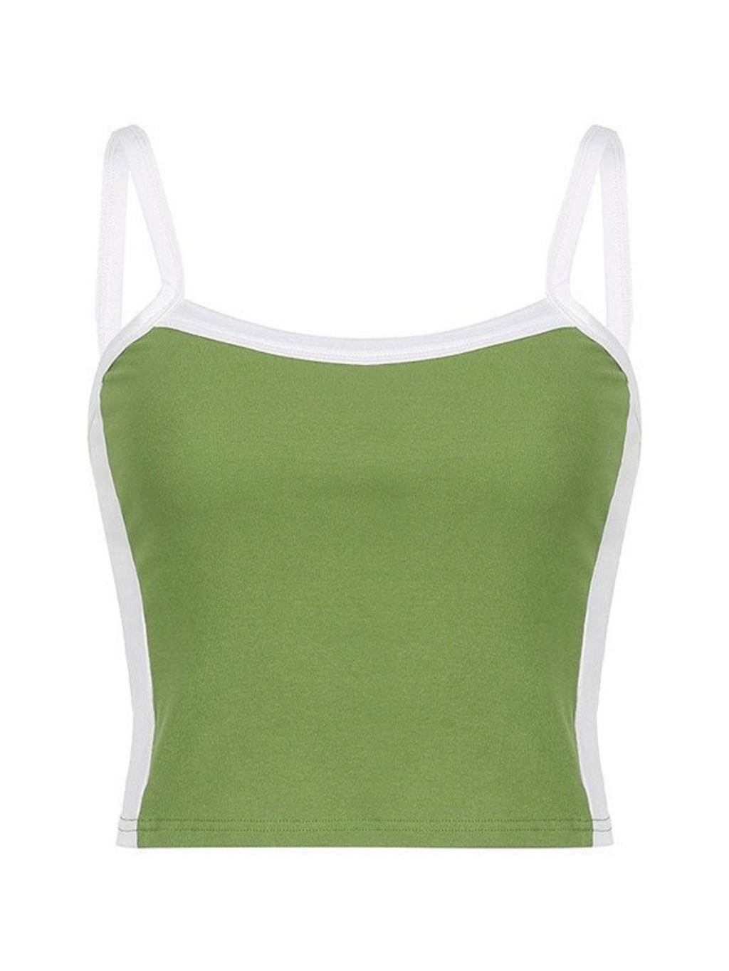 Women’s Contrast Stripe Crop Cami Top